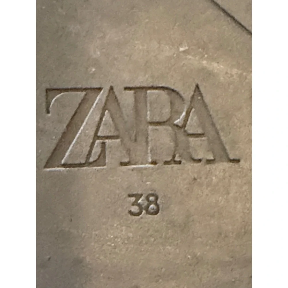 ZARA Black OTK Stretch‎ Boots 7.5–8 Y2K Sleek Minimalist Goth Streetwear Punk